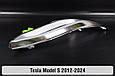 Хромована декоративна маска Tesla Model S (2012-2024) права, фото 3