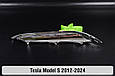 Хромована декоративна маска верхня Tesla Model S (2012-2024) ліва, фото 2
