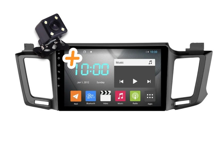 Магнітола 4G Toyota RAV4 2013-2018 на Android с поддержкой Apple CarPlay, фото 1