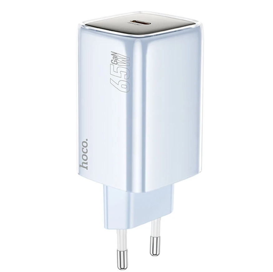 Сетевое зарядное устройство Hoco N48 Fast Charger 65W Blue, фото 1