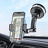 Автотримач для телефона на присоску з довгою ніжкою тримач смартфона на лобове скло панель Hoco, фото 9