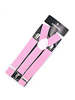 Підтяжки Y-подібна форма Weatro 3,5 см Колір Рожевий