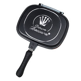 Сковорода Crown Baccara складана з антипригарним покриттям подвійна, чорна 28 см