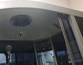 Душовий бокс Atlantis AKL 1110B R 110х82х220 см права на високому піддоні тоноване скло розсувні двері, фото 5