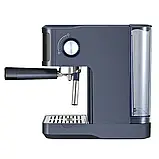 Універсальна кавоварка для дому та офісу Crownberg CB-1571 з капучинатором Кавоварка ріжкова, фото 6
