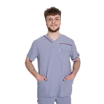 Медичний костюм Кіль, Світло-сірий, фото 4