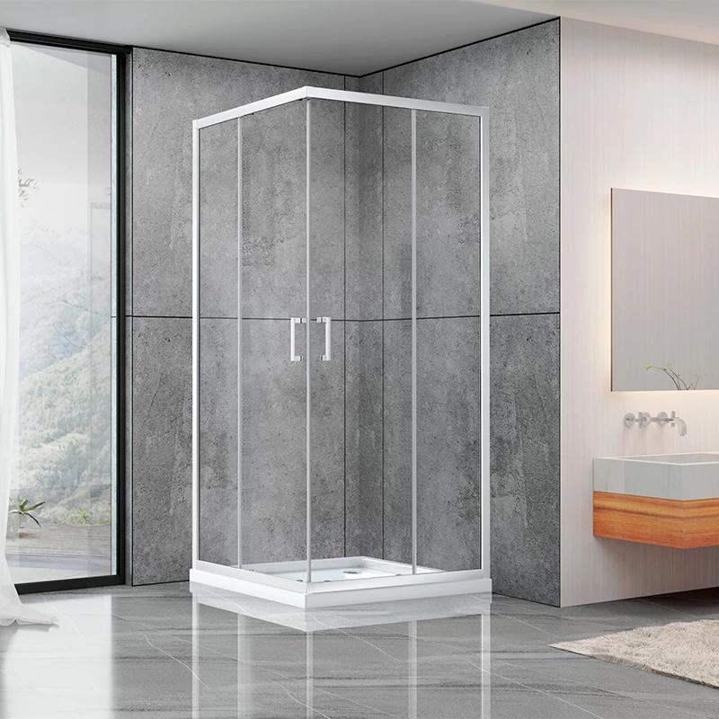 Душова кабіна Dusel А-513, 80х80х190, двері розсувні, прозоре скло