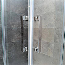 Душова кабіна Dusel А-513, 80х80х190, двері розсувні, прозоре скло, фото 5