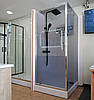 Душова кабіна Dusel А-516, 100х100х190, двері розпашні, тоноване скло, фото 6