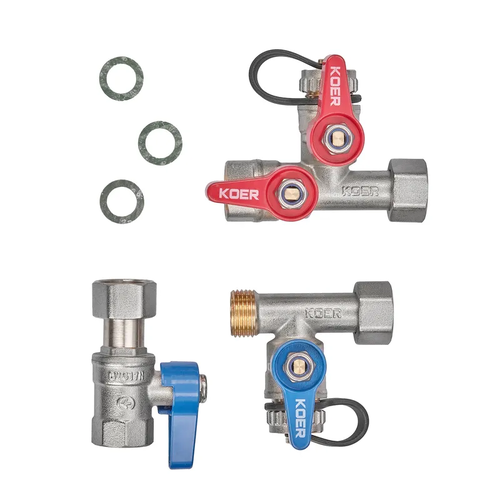 Комплект кранів для підключення бойлера KOER SET-25