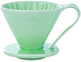 Пуровер Cafec Arita Зелений Ware Flower Dripper Cup4 Green