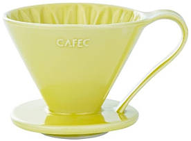 Пуровер Cafec Arita Жовтий Ware Flower Dripper Cup4 Yellow