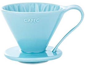 Пуровер Cafec Arita Блакитний Ware Flower Dripper Cup4 Blue