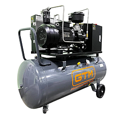 Гвинтовий повітряний компресор 200 л GTM DLG5.5V масляний : 200л, 380 В, 5.5 кВт, 680 л/хв