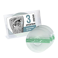 Пластирі прозорі водонепроникні для датчиків Freestyle Libre | LinX CGM | Aidex X, 3 шт.