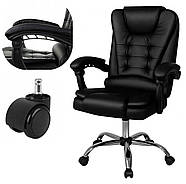 Офісне крісло Boss Чорне, комп'ютерне крісло, фото 2