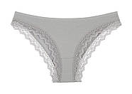 Труси сліпи жіночі однотонні з мереживом Donella S, фото 3