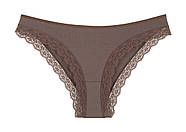Труси сліпи жіночі однотонні з мереживом Donella S, фото 6