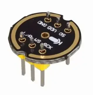 INMP441 Всеспрямований MEMS мікрофонний модуль (з припаяними штирками), фото 1