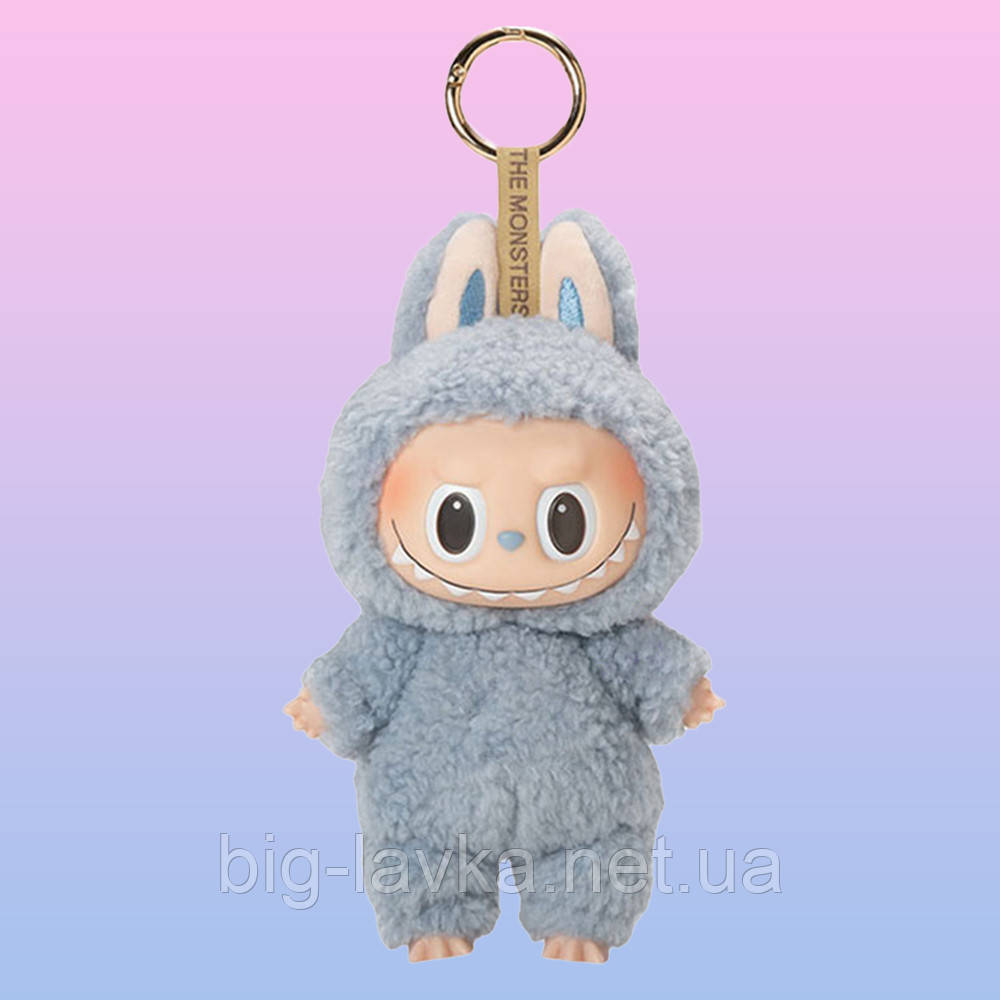 М'яка іграшка Labubu The Monsters 16 см Блакитний, фото 1