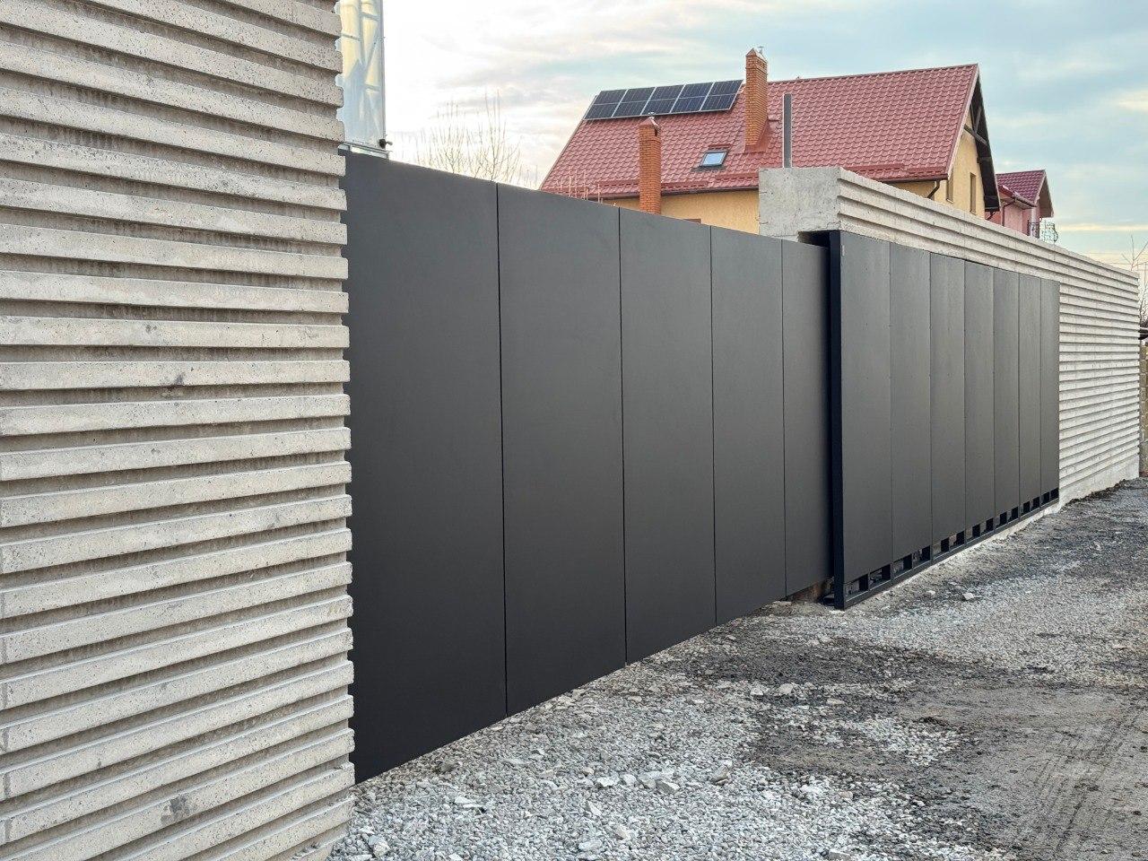 Преміум ворота із металу/ Тип заповнення ALUMPANEL, фото 1