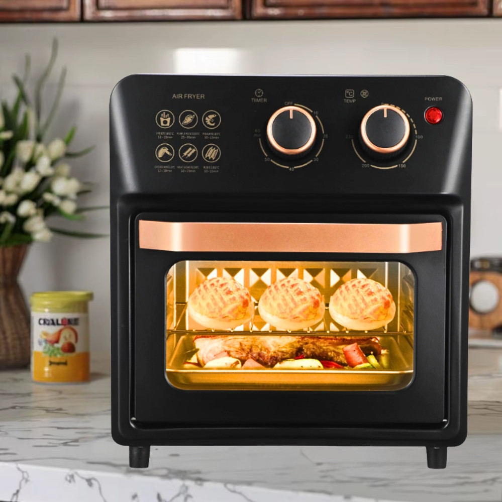 Аерофрітюрниця безмасляна 2000W Hoffmans HM-750 мультипіч аерогриль з таймером 12л для дому, фото 1