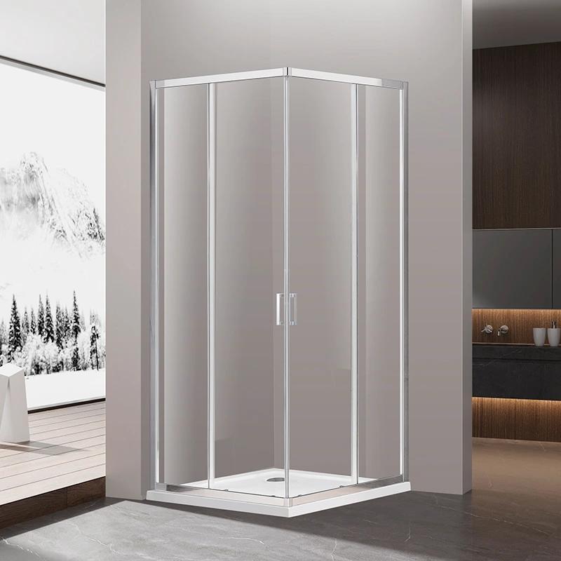 Душова кабіна Dusel A-513H, 80х80х195, двері розсувні, скло прозоре