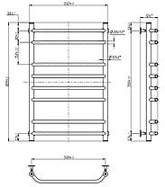 Водяна рушникосушка NAVIN Блюз 500х800, фото 4