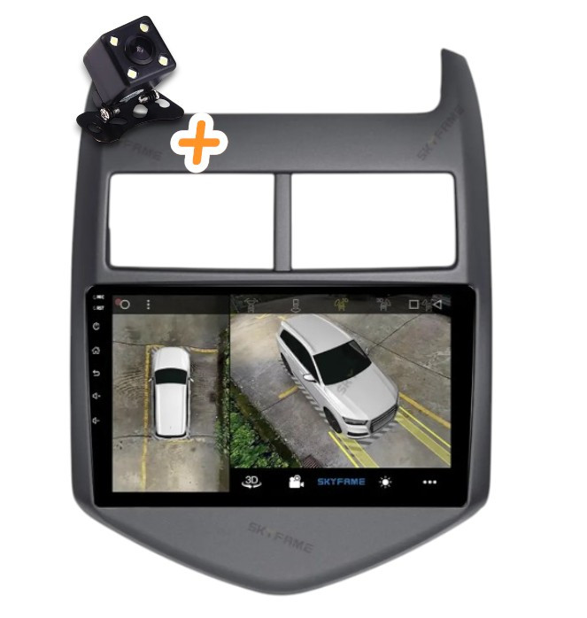 Магнітола для Chevrolet Aveo 2010-2013 на Android. Преміальна модель (2+32 ГБ 4G QLED CarPlay 8 ядер), фото 1