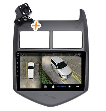 Магнітола для Chevrolet Aveo 2010-2013 на Android. Преміальна модель (2+32 ГБ 4G QLED CarPlay 8 ядер)