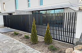 Паркан і калітка з металу/ Тип заповнення Вертикальний PALISAD