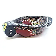 Блюдо дерев’яне для фруктів і цукерок з інкрустацією, 16×10×4,5 см, Індонезія, фото 4