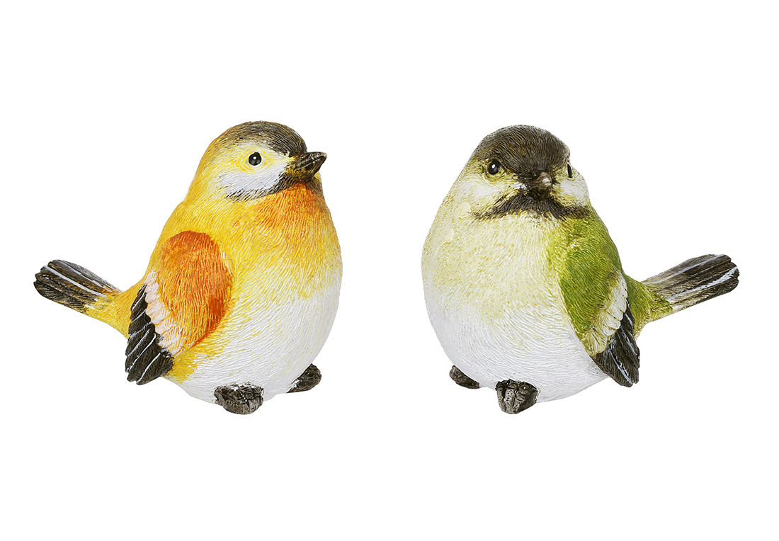 Декоративна статуетка Пташка 10.5*8.5*8см, 2 дизайни - 4 шт УПАКОВКА ТОВАР ВІД ВИРОБНИКА