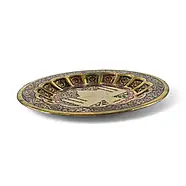 Декоративна латунна тарілка з Тадж-Махалом 18 см, фото 5