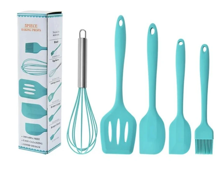 Набір силіконового кухонного приладдя 5 предметів Baking Props, фото 1