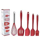 Набір силіконового кухонного приладдя 5 предметів Baking Props, фото 5