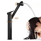 Універсальний поворотний змішувач для ванної кімнати кухні змішувач трансформер для гарячої та холодної води, фото 4