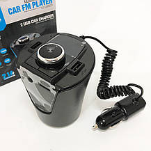 Автомобільний fm-трансмітер модулятор bluetooth 2 USB HZ, фото 5