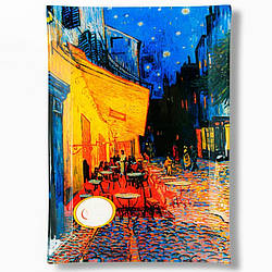 Тарілка Ван Гог Нічна тераса кафе, 28х20 см (198-3001)