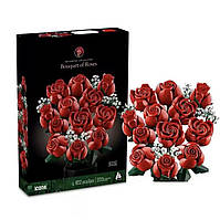 Конструктор серії Botanical Collection Букет троянд на 822 деталі сумісний з Lego