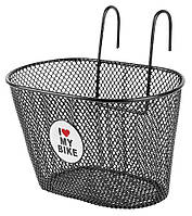 Кошик передній I love my bike Чорний (A-PZ-0052)