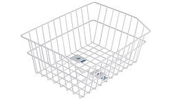 Кошик Taiwan сталевий на багажник Білий (A-PZ-0471)