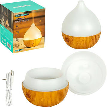 Зволожувач повітря аромадифузор для дому з LED підсвічуванням, об'єм резервуара 100 мл з автовідключенням