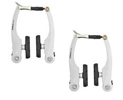 Тормоза Tektro C-310, 110мм, на два колеса, білий (c-uh-sz-0030)