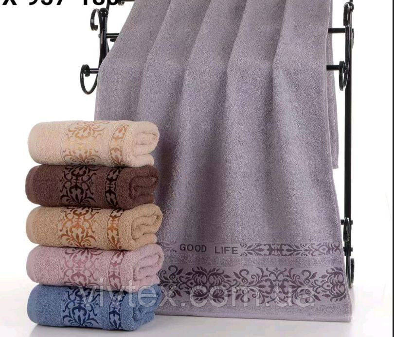 Рушник махровий 70х140 упаковка 6шт., фото 1