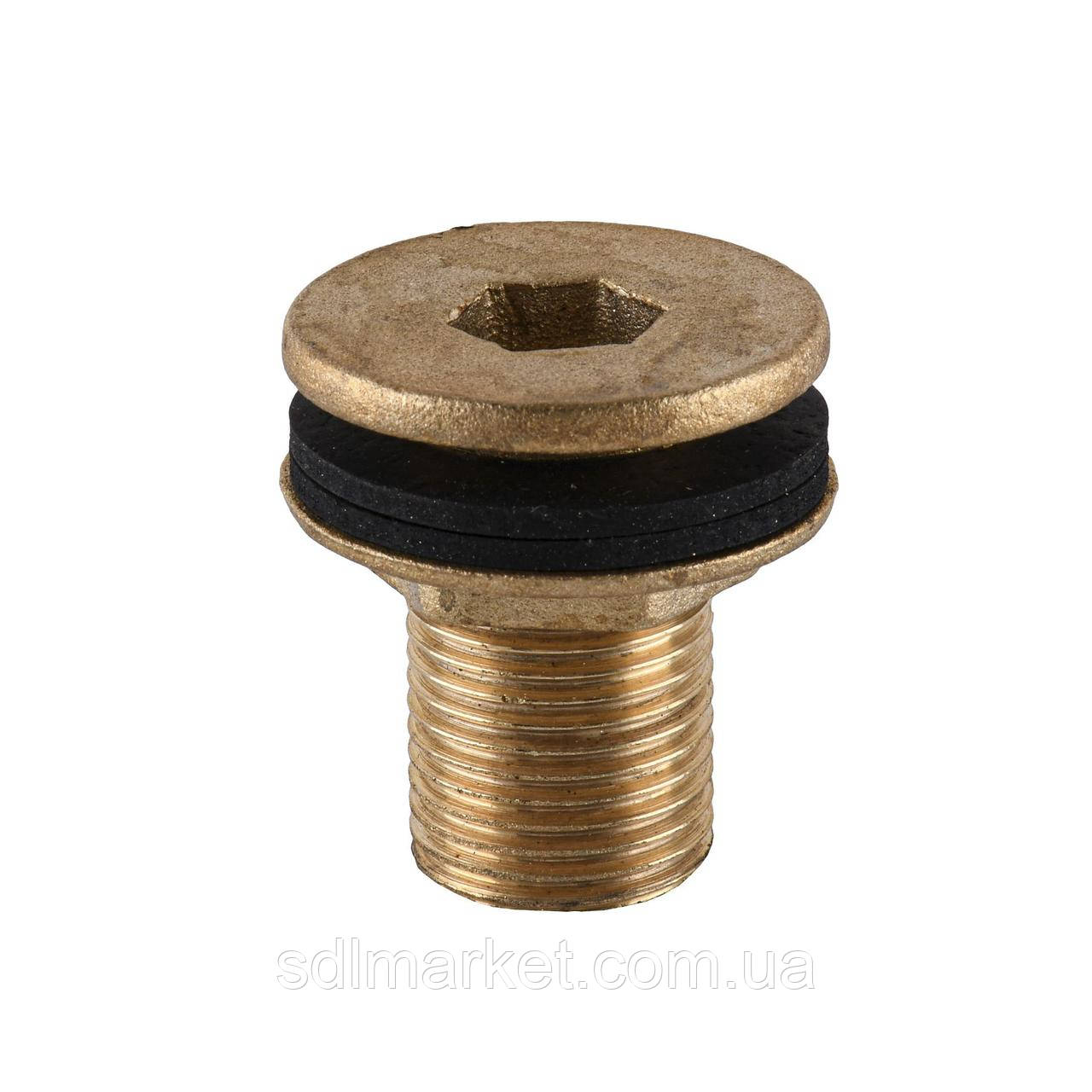 Врізка в бак 1/2| Н латунна LO332S OPTIMUM