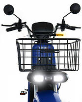 Електроскутер Maxxter RUNNER (Black-Blue), фото 4