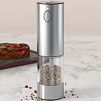 Млин для спецій електричний акумуляторний, автоматичний, подрібнювач для перцю і солі, фото 9