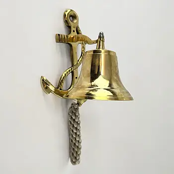 Колокол ринда з якором бронза (d-18 см h-21 см) (7")(1350 г.)