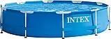 ☀️Сімейний каркасний басейн Intex 28200 для дорослих та дітей, 4485л, 305 x 76 см Синій, фото 6
